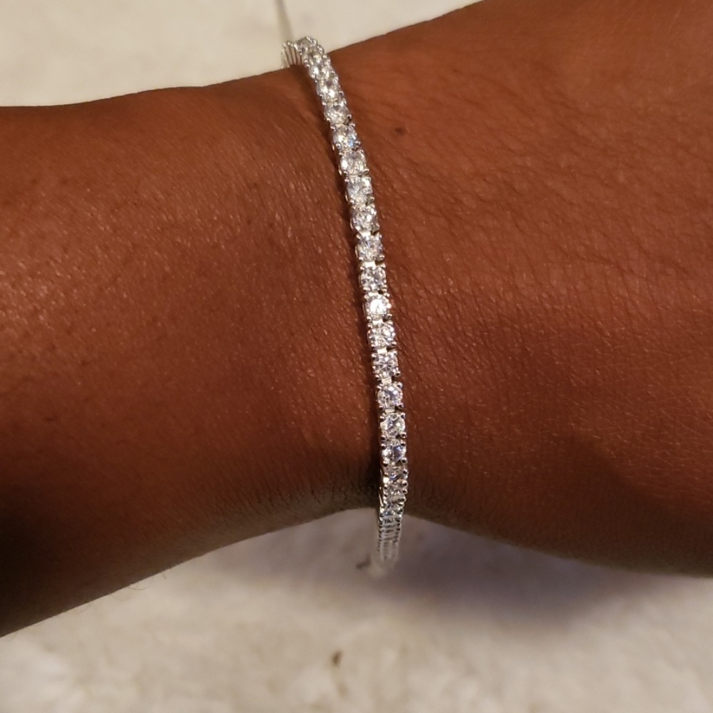 Tennis Bracelet CZ and silver